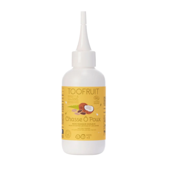 TOO FRUIT CHASSE O POUX Maschera anti pidocchi COCCO-OLIO DI NEEM 125 ml / 4.22 Fl.Oz